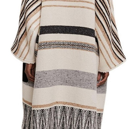 Maje long coat like new, thin wool, beige