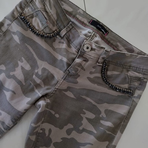 Women's youthful vintage Tally Weijl pants size 38 like new, green