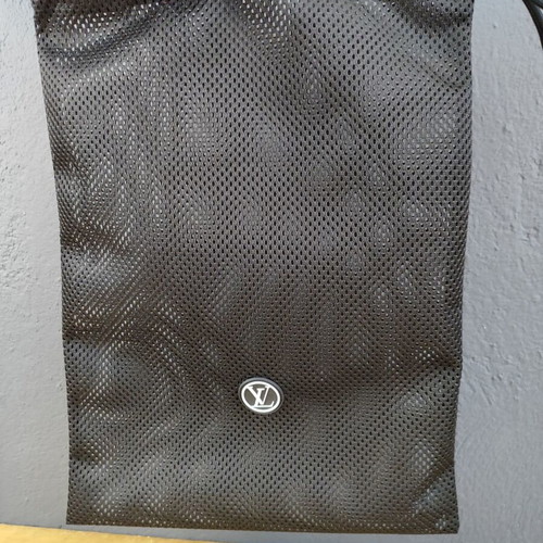 Louis Vuitton Black Mesh Dustbag Sneakerina Shoe Bag like new