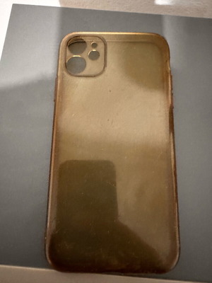 iPhone 11 silicone case used