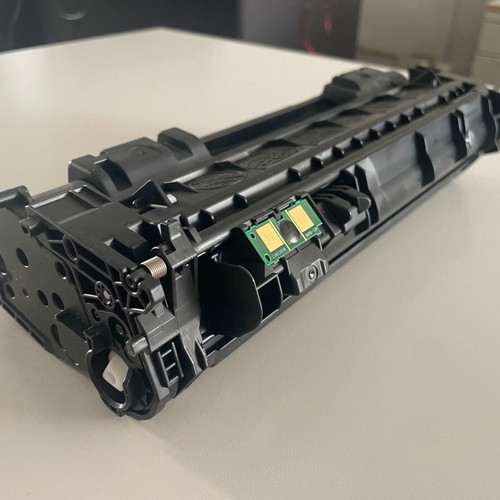 HP 53A (Q7553A) toner used, 56% capacity, black