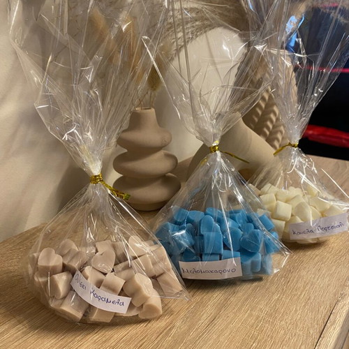 Wax melts new, pack of 50 pieces with scents and colors