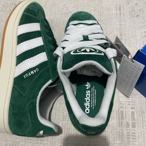 adidas gazelle silver green womens Vintage Adidas Campus Sneakers Women's US 7 – dla dushy