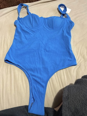 Luigi blue one-piece swimsuit new