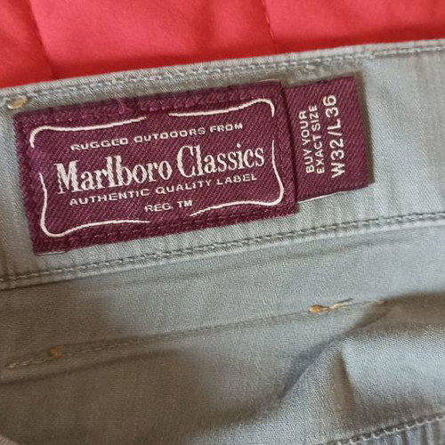 Marlboro Classics pants used, summer, light green