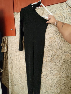 MARMALADY Clothing bar ολόσωμη φόρμα με έναν ώμο και διακριτική λάμψη, μέγεθος M