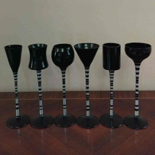 Liqueur glasses like new, set of 6 pieces 18 cm height