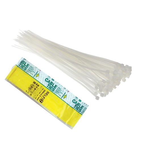 White Cable Ties 3.5×280mm pack of 100 new