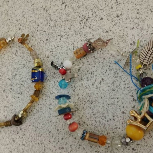 Boho bracelets set of 2 with zodiac sign like new