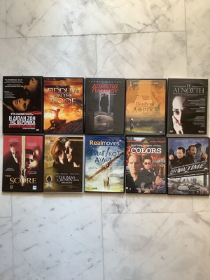 Set of 10 DVDs like new with subtitles