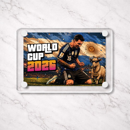 Acrylic Messi 2026 Argentina World Cup Magnet new