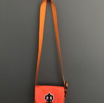 Trapstar Irongate T τσαντάκι crossbody σαν καινούργιο, μαύρο και πορτοκαλί