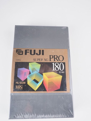 Fuji Super XG PRO E-180 VHS video cassette new