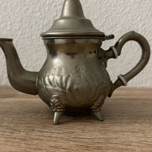 Moroccan teapot Dar El Berrad used, handmade