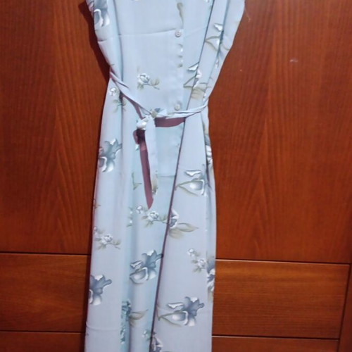Long airy dress like new, turquoise, size M