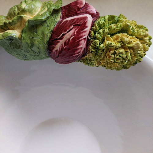Nadir salad bowl with 3D decoration new