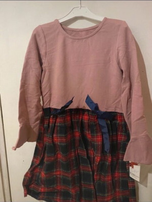Girls' dress pink new, age 14