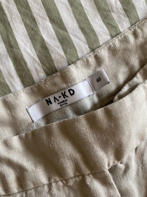 Na-Kd beige pants used, size 40, high rise