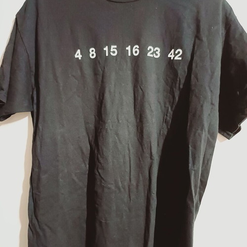 Lost TV Series T-shirt new, black, size L