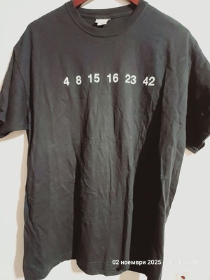 Lost TV Series T-shirt new, black, size L