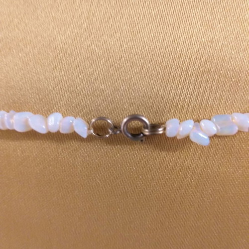 Short necklace with ivory stones used, 1960s from Sudan