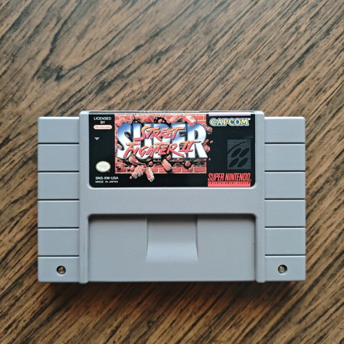 Super Street Fighter II SNES cartridge like new, NTSC-U