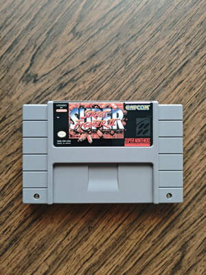 Super Street Fighter II SNES κασέτα σαν καινούργιο, NTSC-U