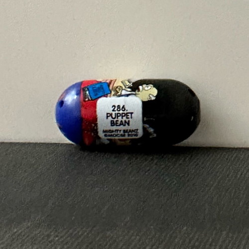 Mighty Beanz collectible set with weird monster characters, like new