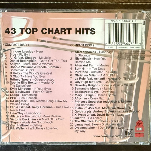 Now That's What I Call Music! 51 2 CD set like new, 2002 edition