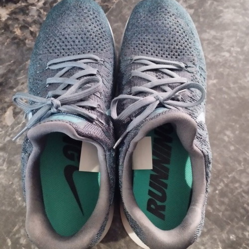 Nike Lunar Epic Low Flyknit 2 like new, size 46, ocean fog blue fox
