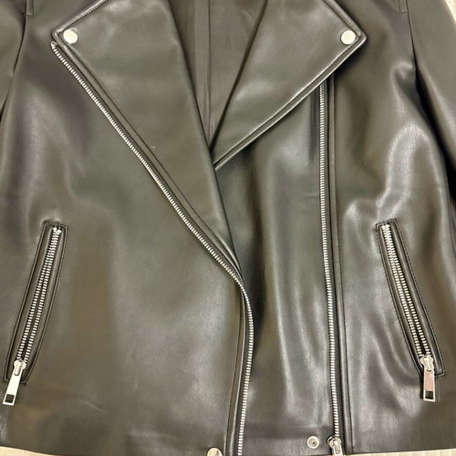 Mango biker jacket new, size M, black