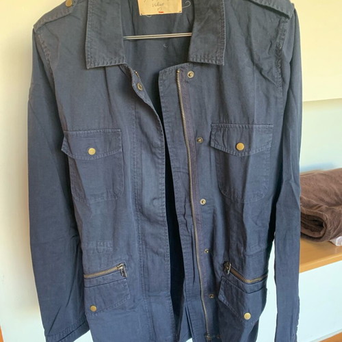 Velvet jacket like new, blue, size M