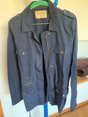 Velvet jacket like new, blue, size M