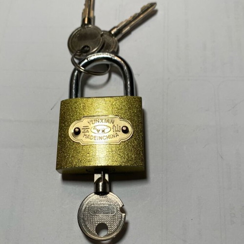 Old padlock like new