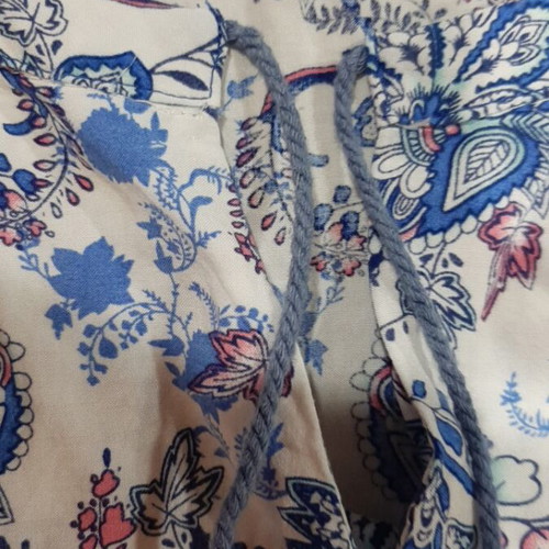 Fullah Sugah women's blouse L like new, blue, slim fit