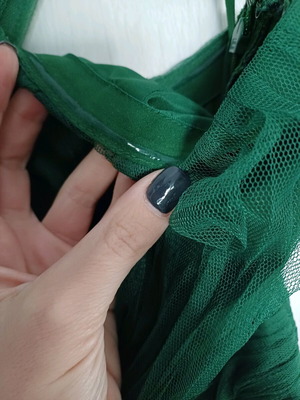 Φόρεμα πλισέ πράσινο Asos σαν καινούργιο