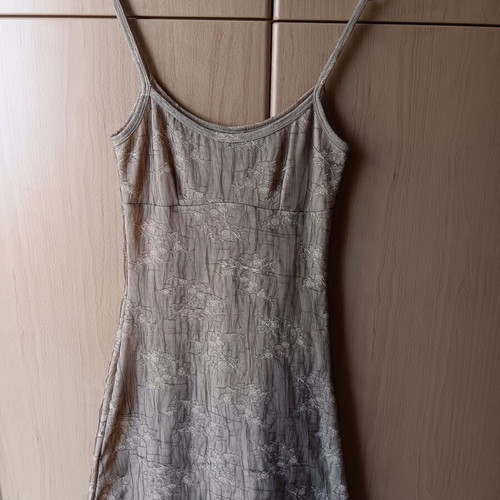 Guess Jeans Mini Dress like new, beige with black lace