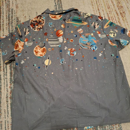 SHEIN Space & Planets short-sleeve shirt like new, size L