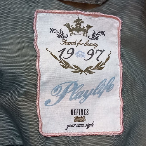 Playlife jacket used, size S, olive color