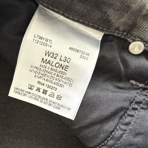Lee Malone Skinny Fit Jeans new, men's gray, size 31