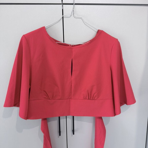 Anel red summer blouse like new, size M 38 10