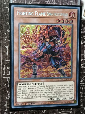 Fighting Flame Swordsman Yu-Gi-Oh! card