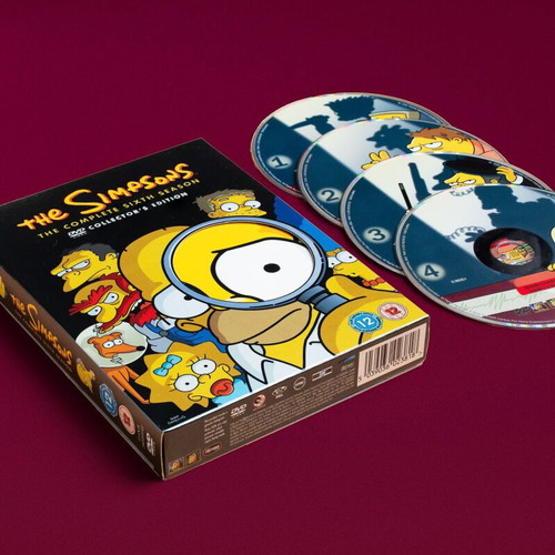 The Simpsons DVD collection seasons 1-14 with Greek subtitles