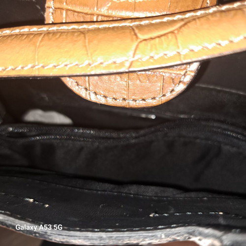 Mia Tomazzi leather handbag new, brown