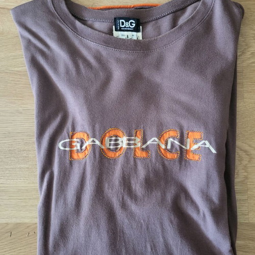 Dolce & Gabbana T-shirt brown XL like new with double fabric