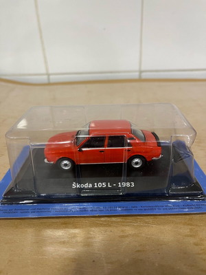Collectible Skoda 105L 1983 model car new, scale 1:43