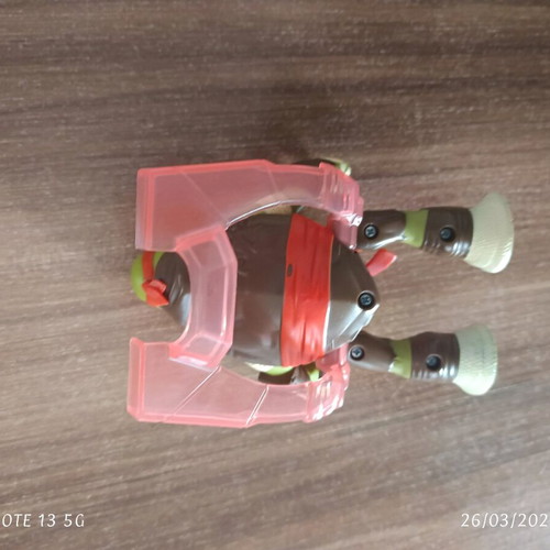 Ninja turtles figures used, height 14cm