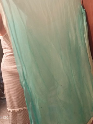 Dress for special occasion like new, turquoise, with scarf