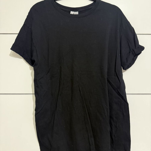 Black basic t-shirt for women H&M like new, size M