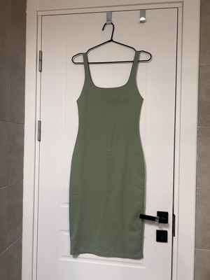 Zara midi dress, khaki